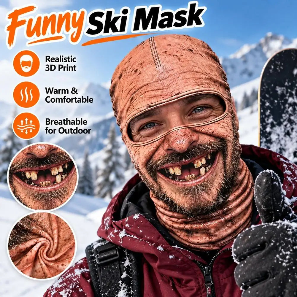SnowFace Originals – Pasamontañas con caras 3D